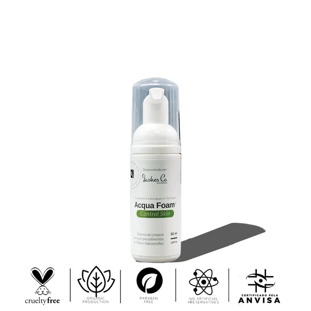 Acqua Foam Control Skin Espuma de Higien. Lashes&co 50ml