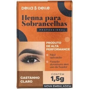 Henna Della&Delle Castanho Claro 1,5g