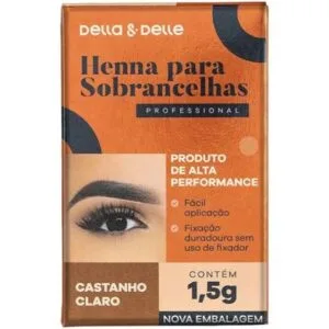 Henna Della&Delle Castanho Claro 1,5g