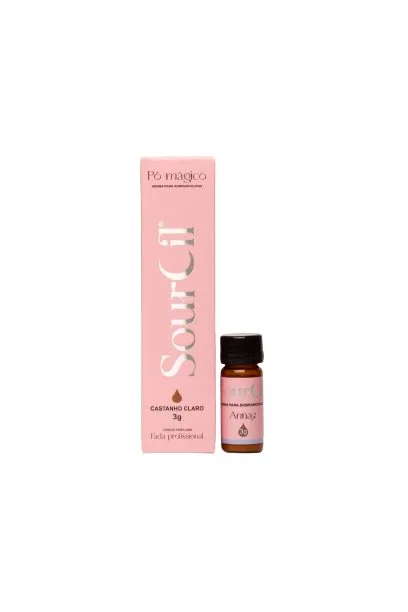 Henna Sourcil Castanho Claro Premium 3g