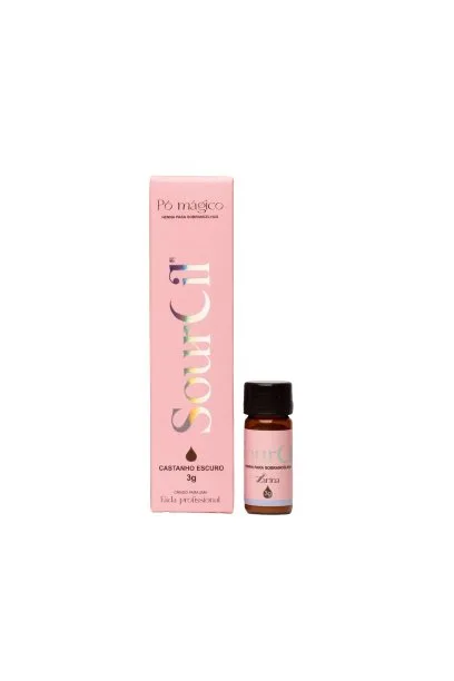 Henna Sourcil Castanho Escuro Premium 3g
