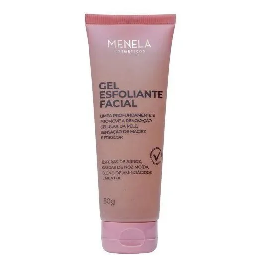 gel esfoliante facial menela