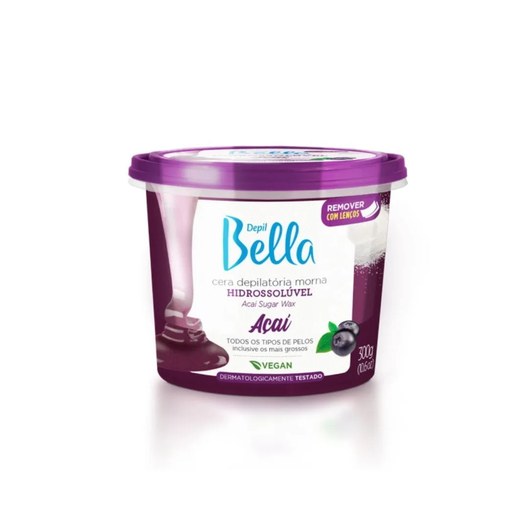 Cera depilbella Hidrossoluvel Açai 300g
