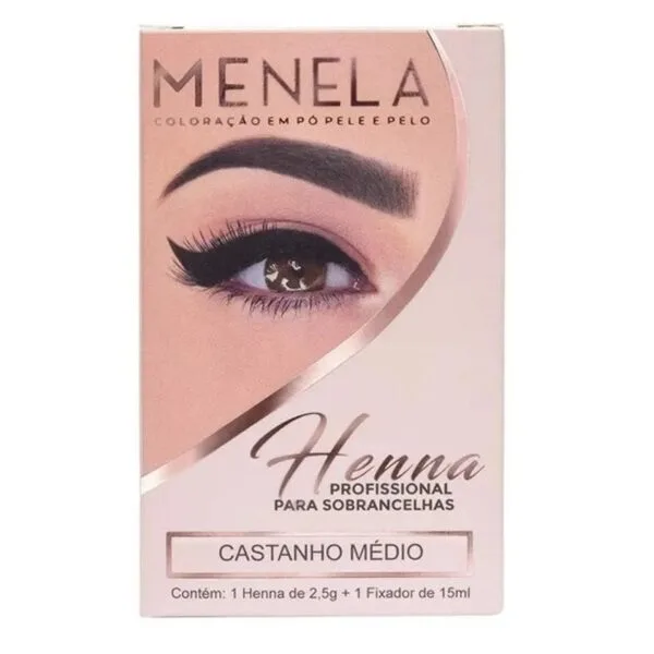 Henna Menela Castanho Médio 2,5g