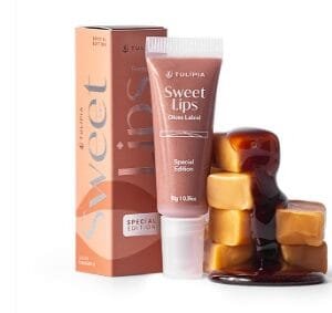 Gloss Labial Sweet Lips Caramelo Tulípia 10g