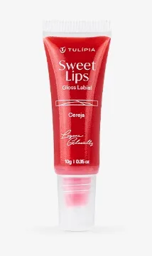 Gloss Labial Sweet Lips Cereja Tulípia 10g