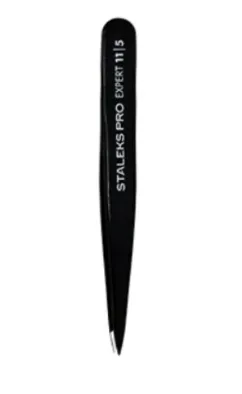 Pinça Design Staleks Preta Ponta Fina TE-11-5