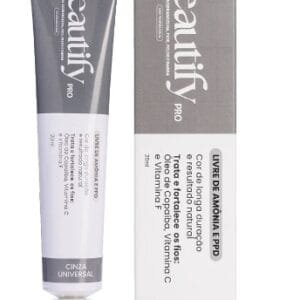 Tintura Profissional Beautify Pro Cinza Universal 20ml