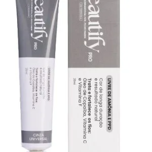 Tintura Profissional Beautify Pro Cinza Universal 20ml
