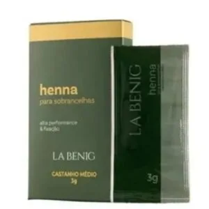 Henna La Benig Refil Castanho Médio 3 G