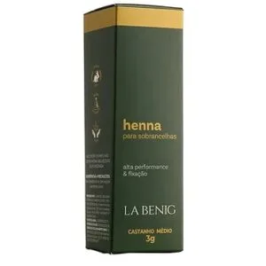 Henna La Benig Castanho Médio 3 G