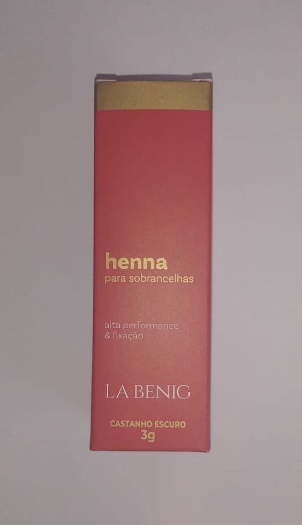 Henna La Benig Castanho Escuro 3 G