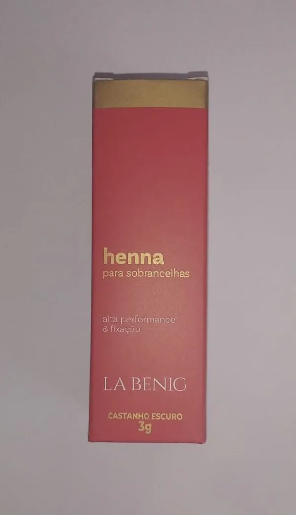 Henna La Benig Castanho Escuro 3 G