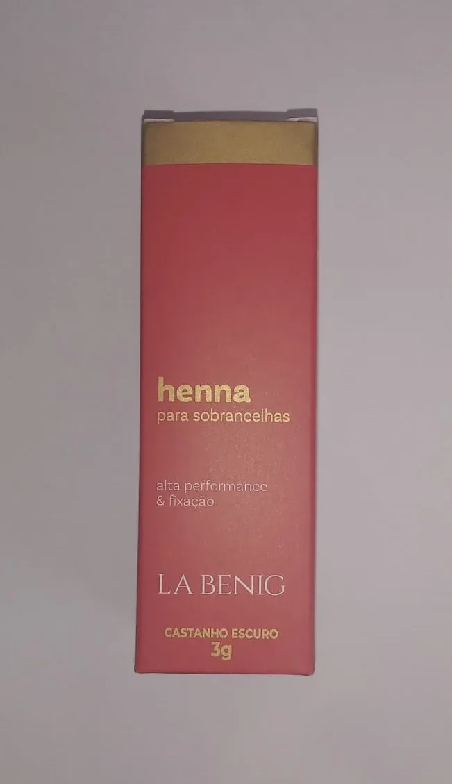 Henna La Benig Castanho Escuro 3 G