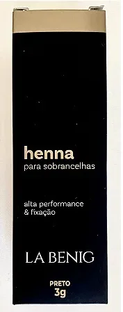 Henna La Benig Preto 3 G