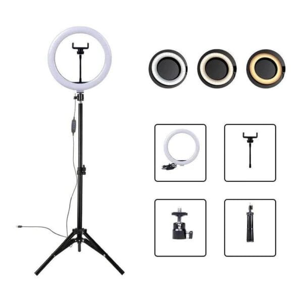 Ring Light Tripé 12''