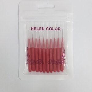 Escovinha C/10 para lash lifting Vermelho