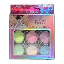 KIT GLITTER FLOCADO C/6 D&Z