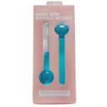 Mini Esfera Cromoterapia c/Glitter - azul