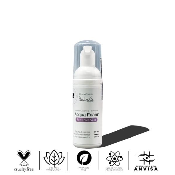 Acqua Foam Sensitive Skin Espuma de Higien. Lashes&co 50ml