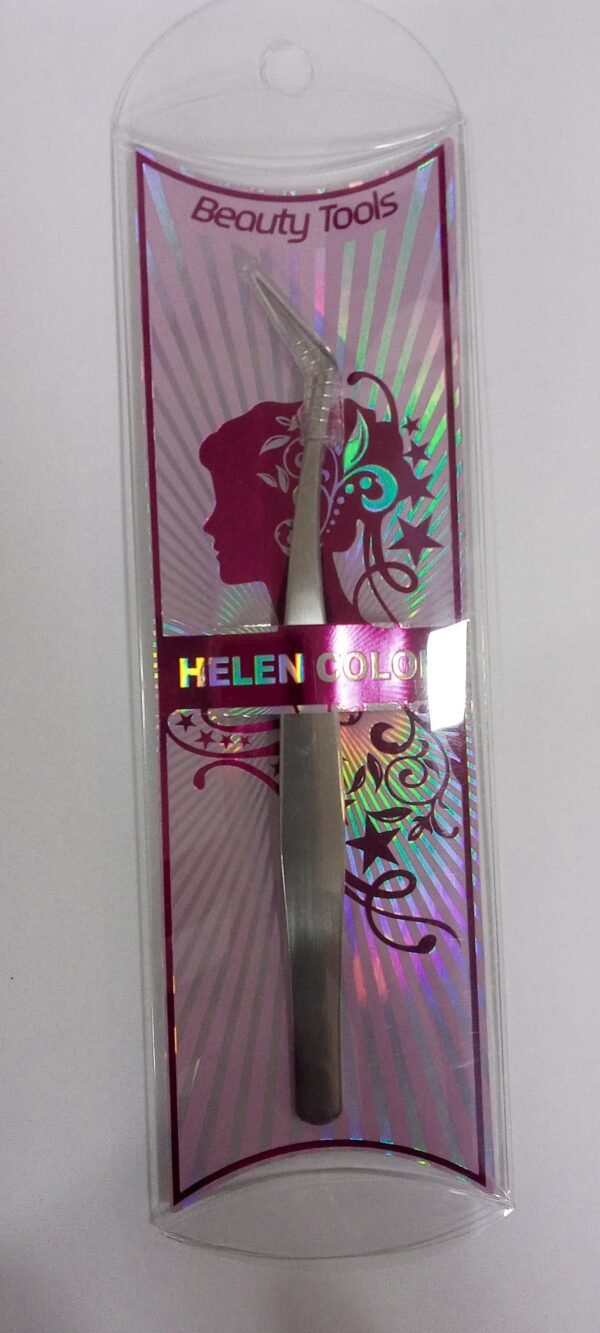 Pinça Helen Color Semi Curva Prata - Imagem 2