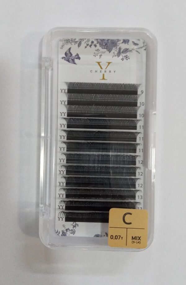 Cílios Y Cherry 0.07C Mix 9 ao 14