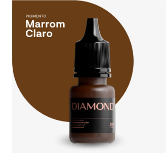 Pigmento Diamond 5 mls Marrom Claro