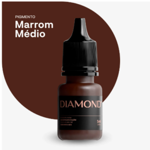 Pigmento Diamond 5 mls Marrom Medio