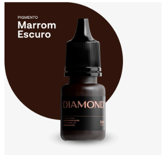 Pigmento Diamond 5 mls Marrom Escuro
