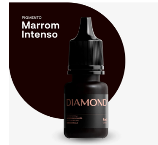 Pigmento Diamond 5 mls Marrom Intenso