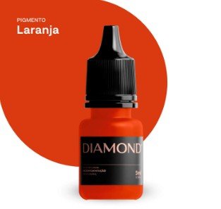 Pigmento Diamond 5 mls Laranja