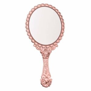 Espelho de Mão Princesa rose gold