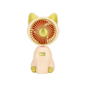 Ventilador Mini Fan Gatinho Rosa