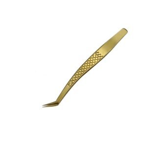 Pinça ziengli  semi curva dourado