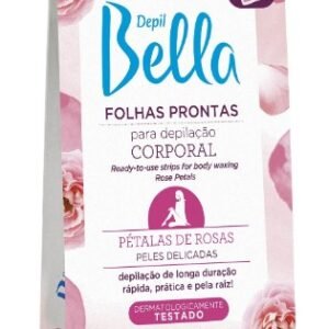 Folhas Prontas Depilação Corporal depilbella Pétalas de Rosas 16fls