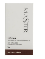 Henna Master Castanho Médio 3 G