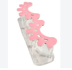 SUPORTE PARA PINÇAS FORMATO DE CILIOS ROSA PINK